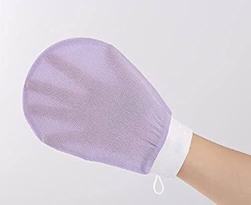 Exfoliating Gloves for Deep Cleansing & Dead Skin Removal – Bath Scrub Mitt & Body Exfoliator Glove for Smooth Skin
