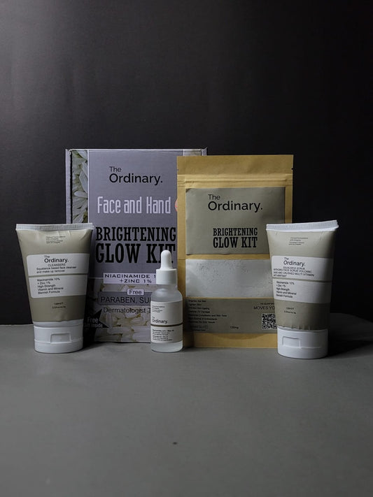 The Ordinary Glow Kit for Face & Hands – Brightening & Radiance Skincare Set for Healthy, Glowing Skin