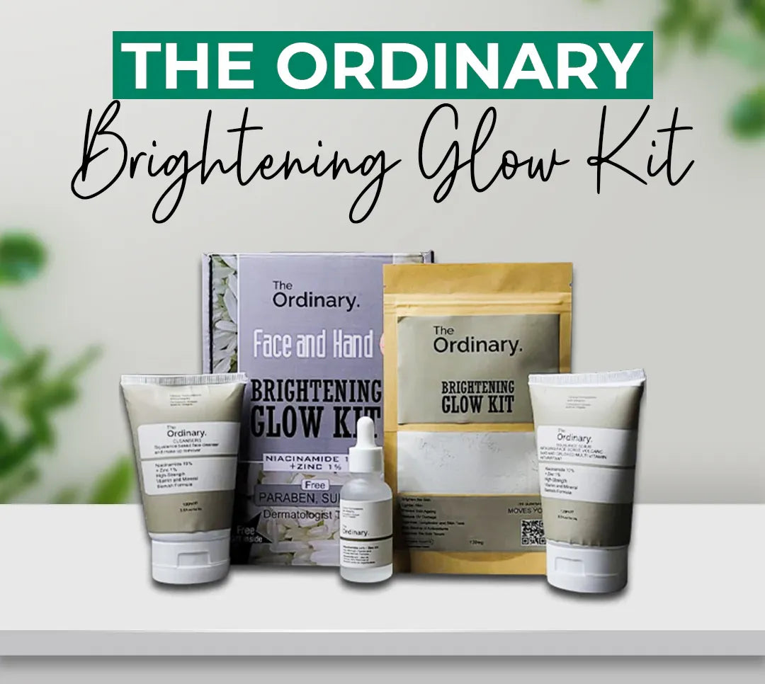 The Ordinary Glow Kit for Face & Hands – Brightening & Radiance Skincare Set for Healthy, Glowing Skin