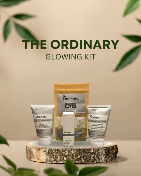 The Ordinary Glow Kit for Face & Hands – Brightening & Radiance Skincare Set for Healthy, Glowing Skin