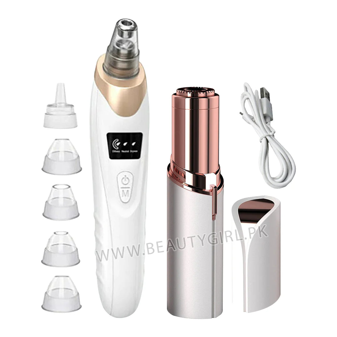 5-in-1 Electric Blackhead Remover – Deep Cleansing Blackhead & Pore Remover for Nose & Face