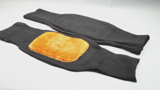 1 Pair Winter Thermal Knee Warmers – Comfortable Knee Protector for Cold Weather